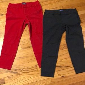 Bundle of old navy pixie mid rise pants